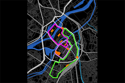 METZ – Schéma Directeur d’Aménagement Lumière (SDAL territoire messin)-<BR/>équipe Amo : Vialis mandataire –FRYS Paysage et Lumière– Moa : ville de Metz - 2013-2014